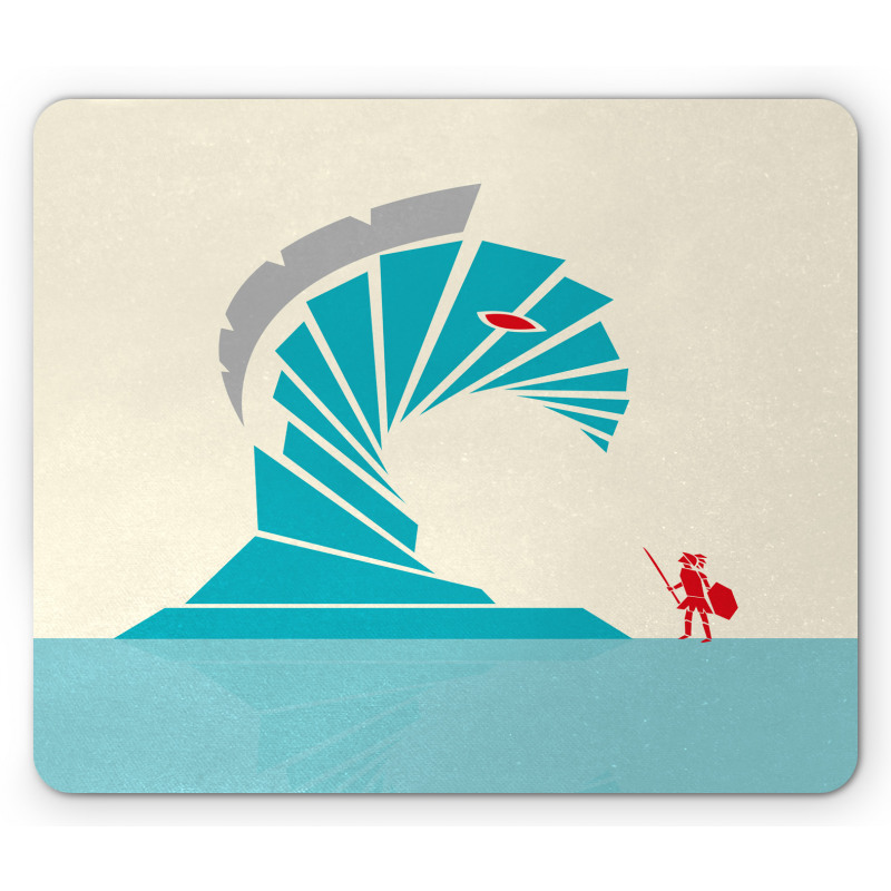 Trojan Horse Greek Male Mouse Pad