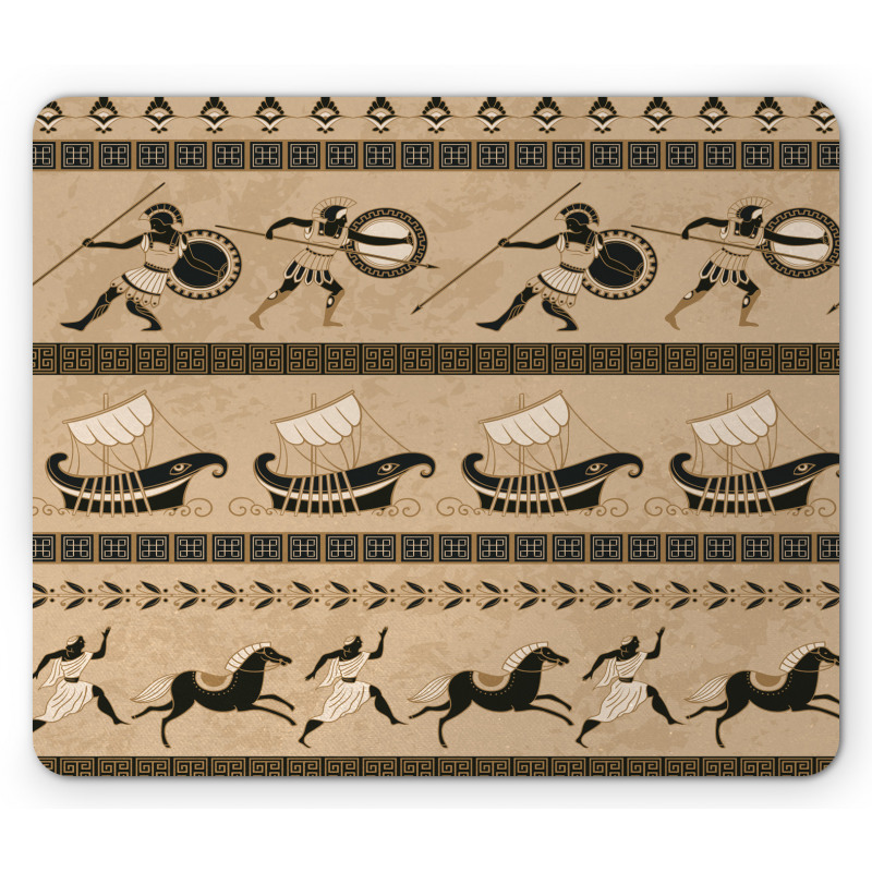 Horses Royals and Warriors Mouse Pad