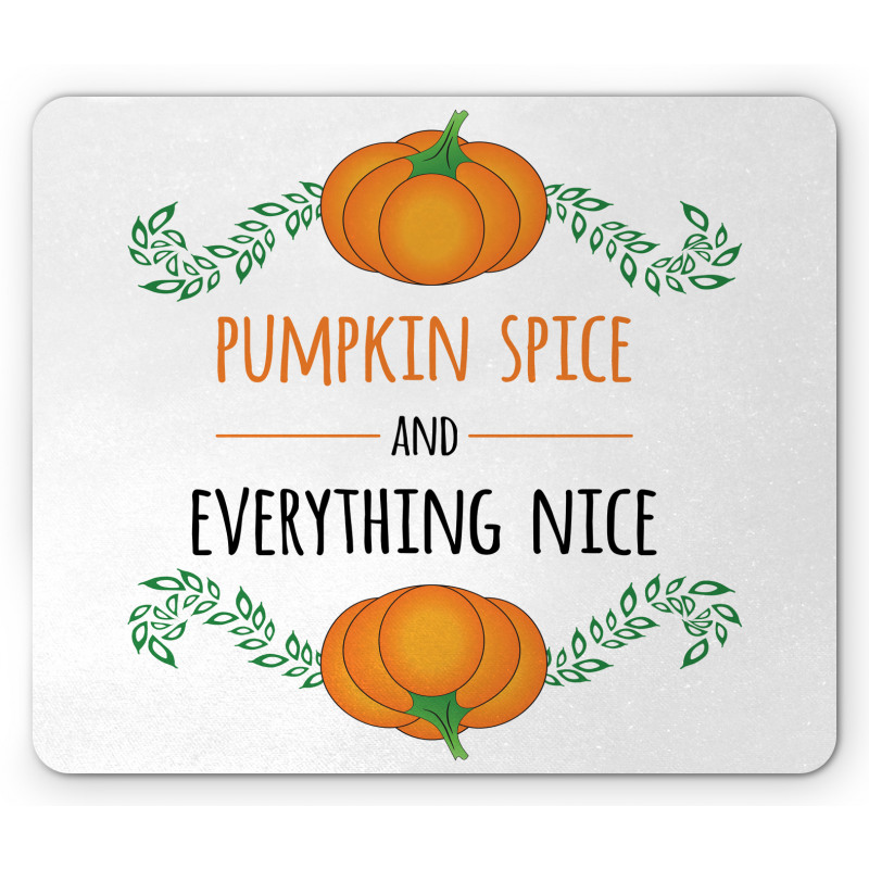 Pumpkin Drawings Mouse Pad