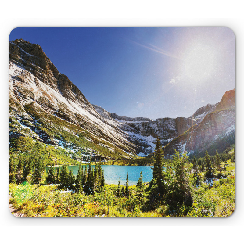 Peaceful Nature Scene Montana Mouse Pad