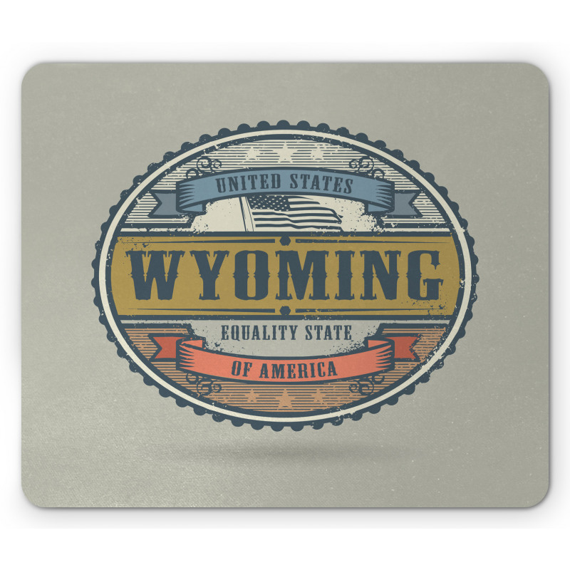 Grunge Stamp Equality State Mouse Pad