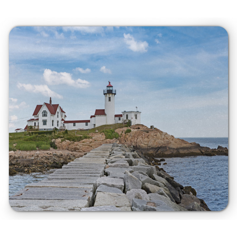 Coastal Harbor Side Mouse Pad