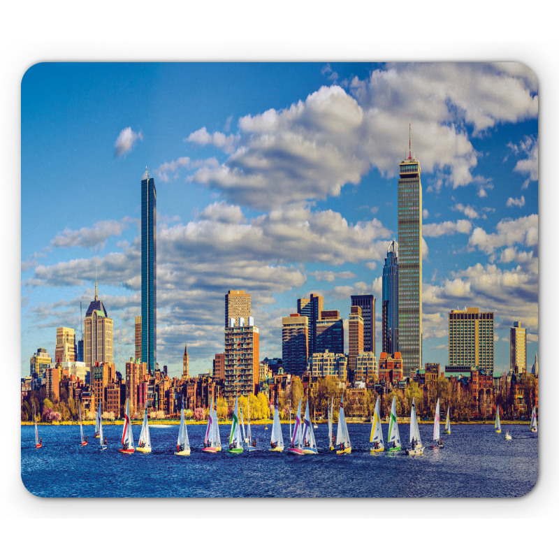 Panorama Style Boston Mouse Pad