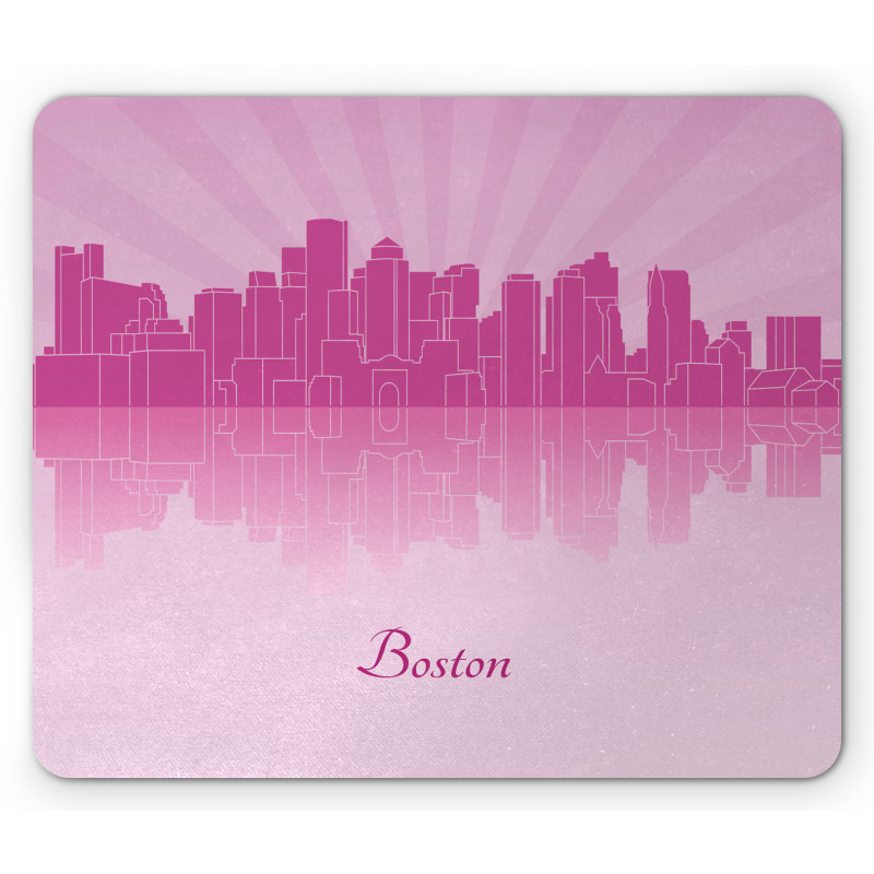 Pastel Silhouette Mouse Pad