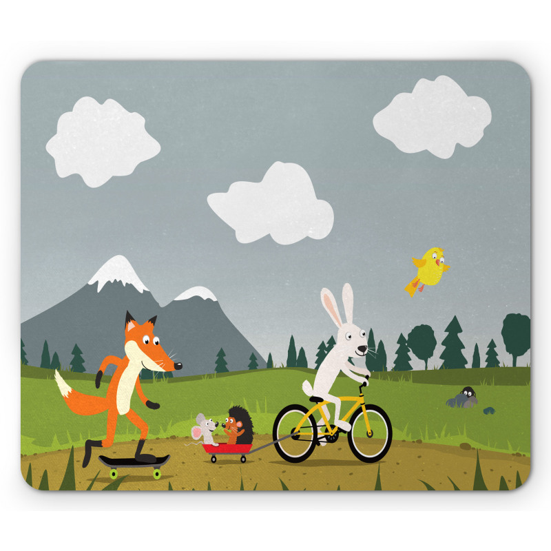 Having Fun in Nature Mouse Pad