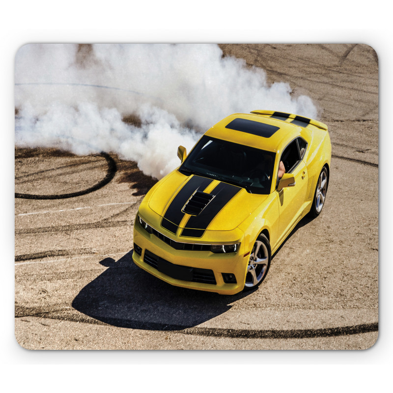 Racer Speedy Sports Car Mouse Pad