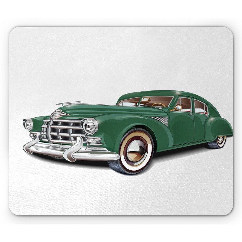 Nostalgic Vintage Car Mouse Pad