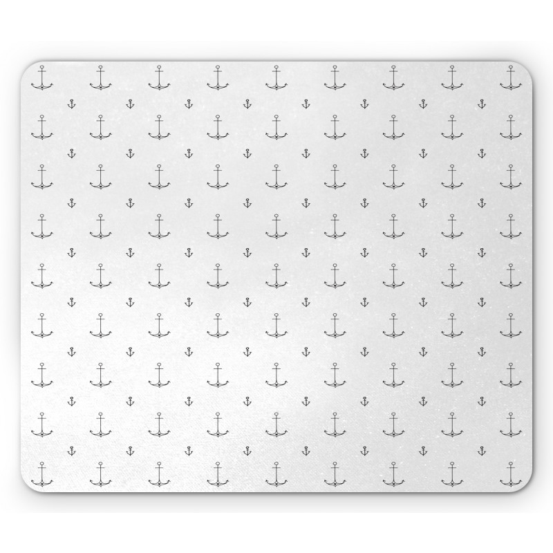 Maritime Sea Item Pattern Mouse Pad