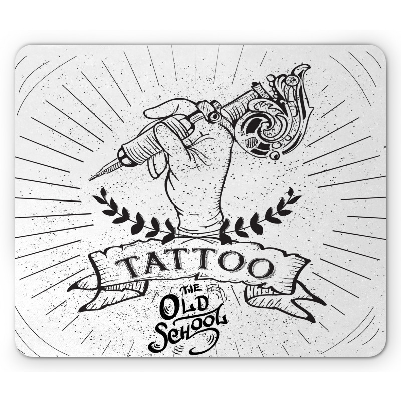 Tattoo Artist's Hand Mouse Pad