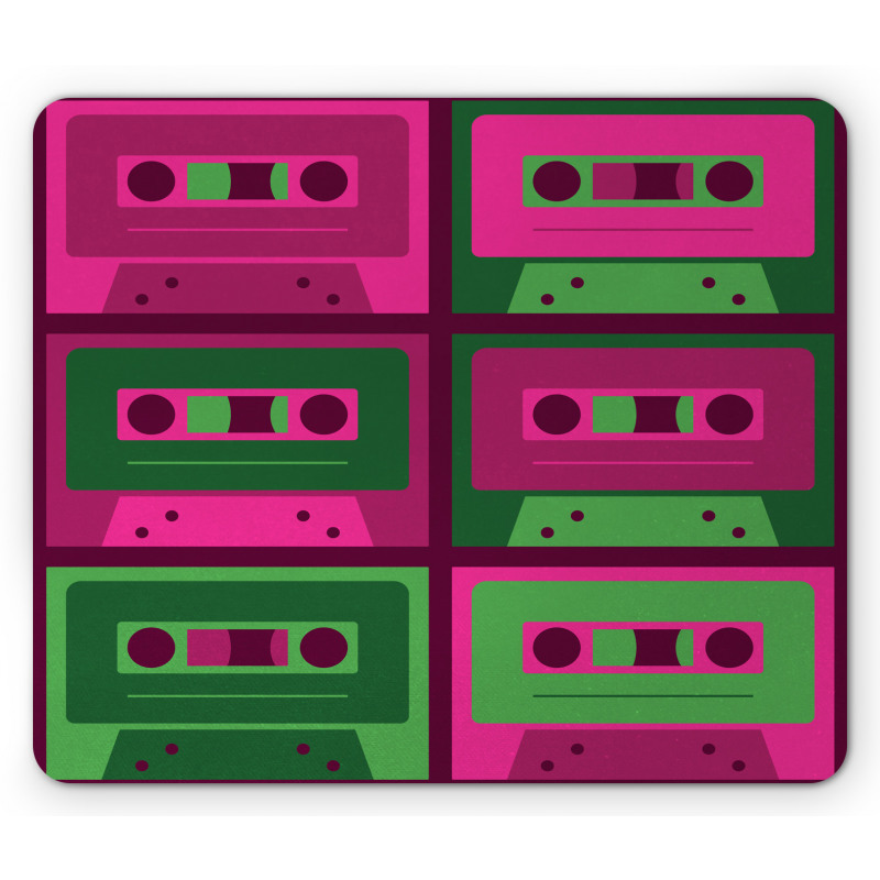 Cool Vintage Cassettes Mouse Pad