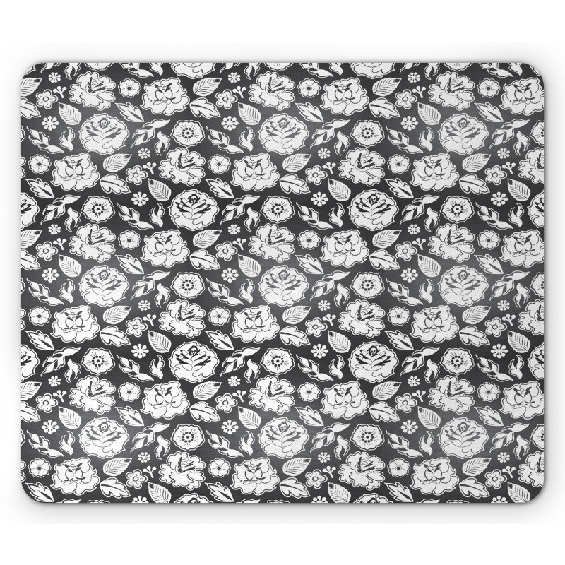 Nostalgic Monochrome Mouse Pad