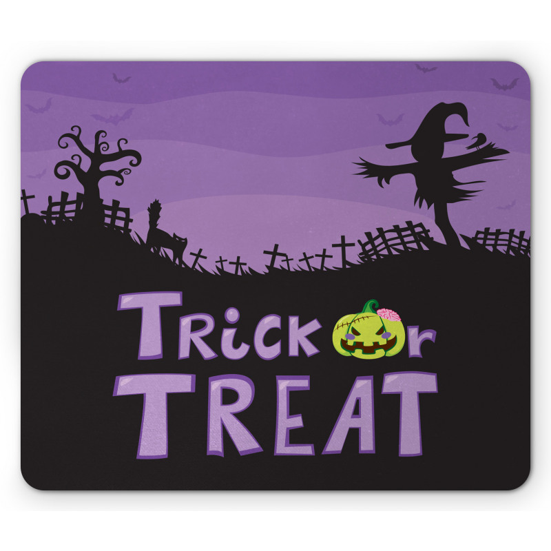 Halloween Trick or Treat Mouse Pad