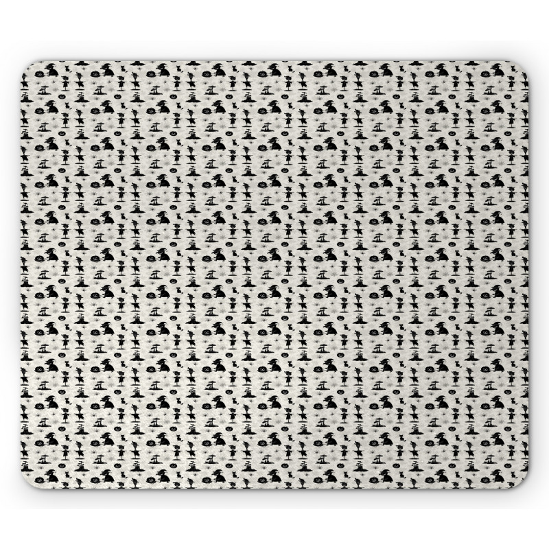 Horror Pattern Mouse Pad