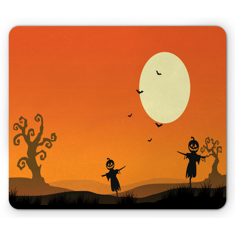 Scary and Bats Mouse Pad