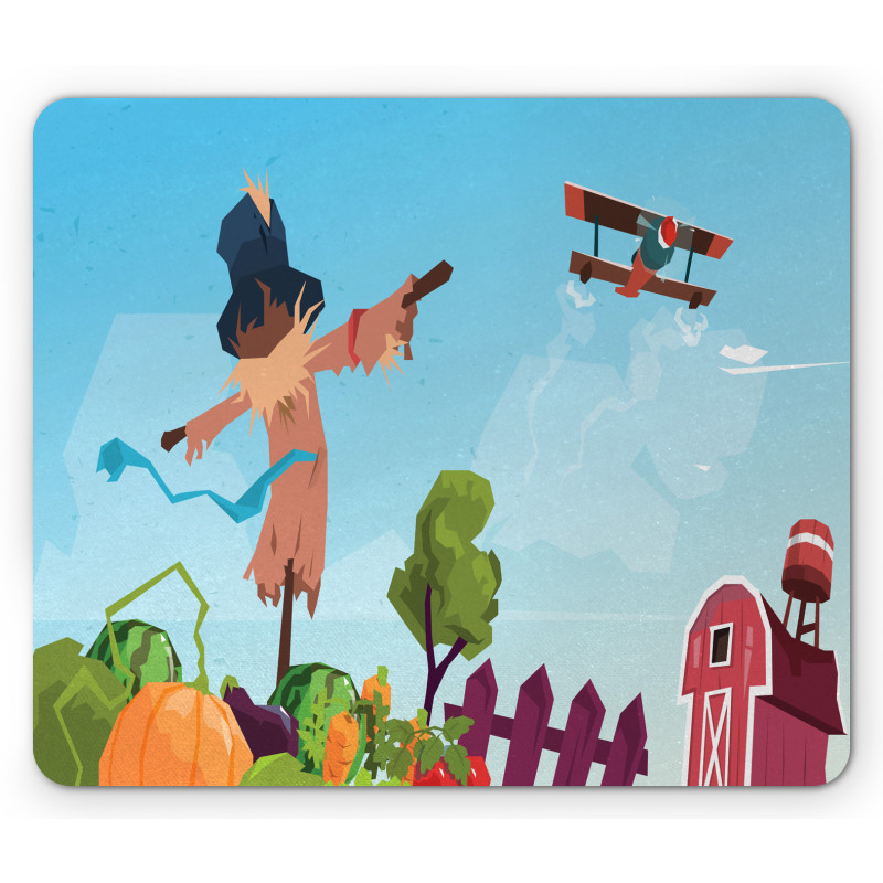 Countryside Cartoon Mouse Pad