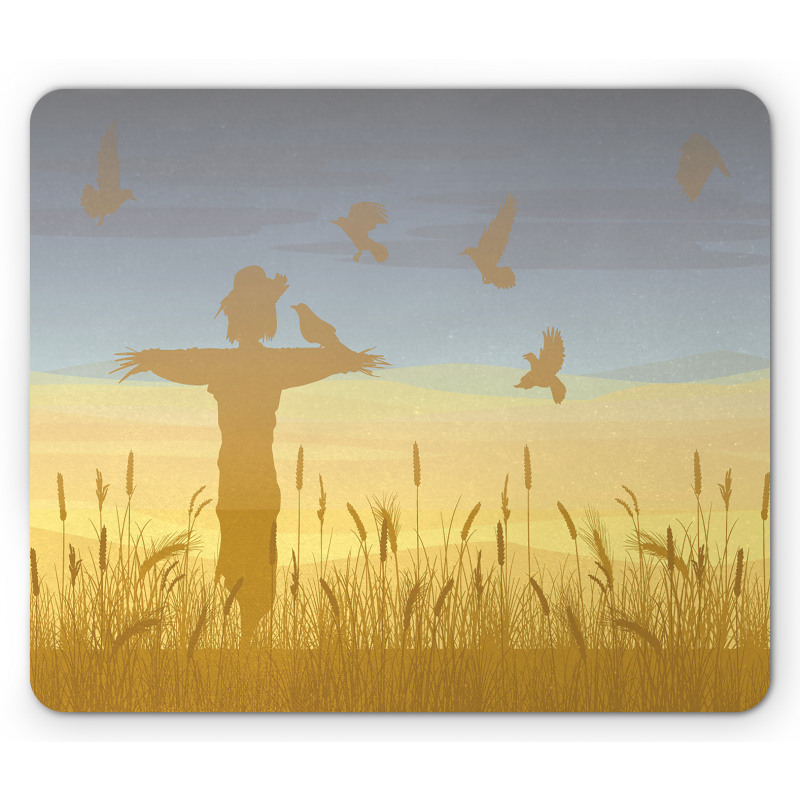 Wheat Field Landscape Mouse Pad