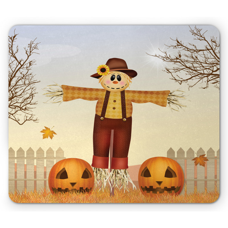 Carved Pumpkin Mouse Pad