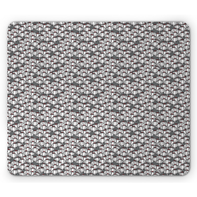 Abstract Poppy Boxes Art Mouse Pad