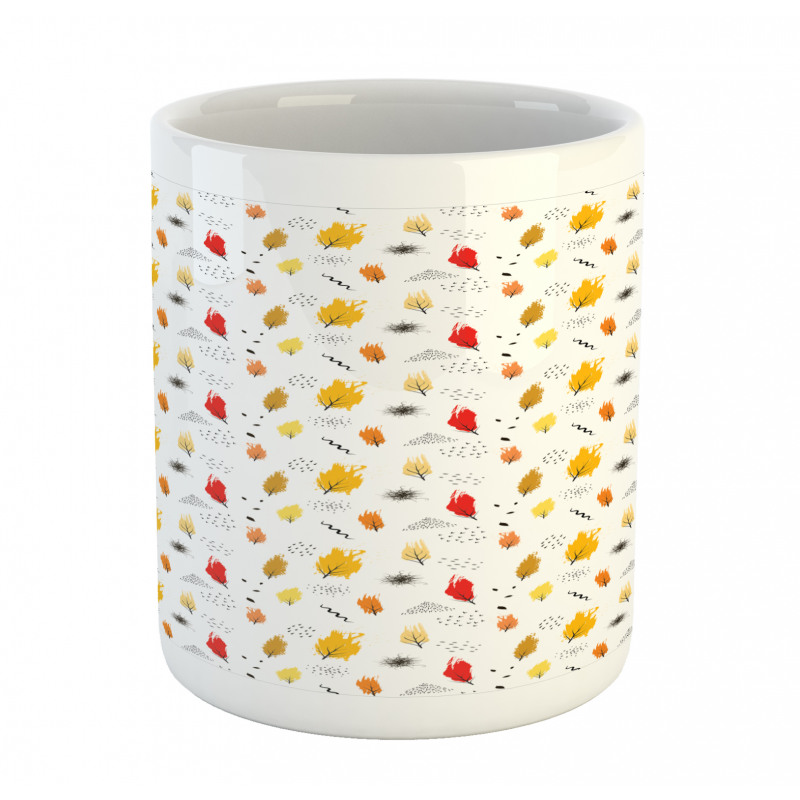 Colorful Trees Pattern Mug