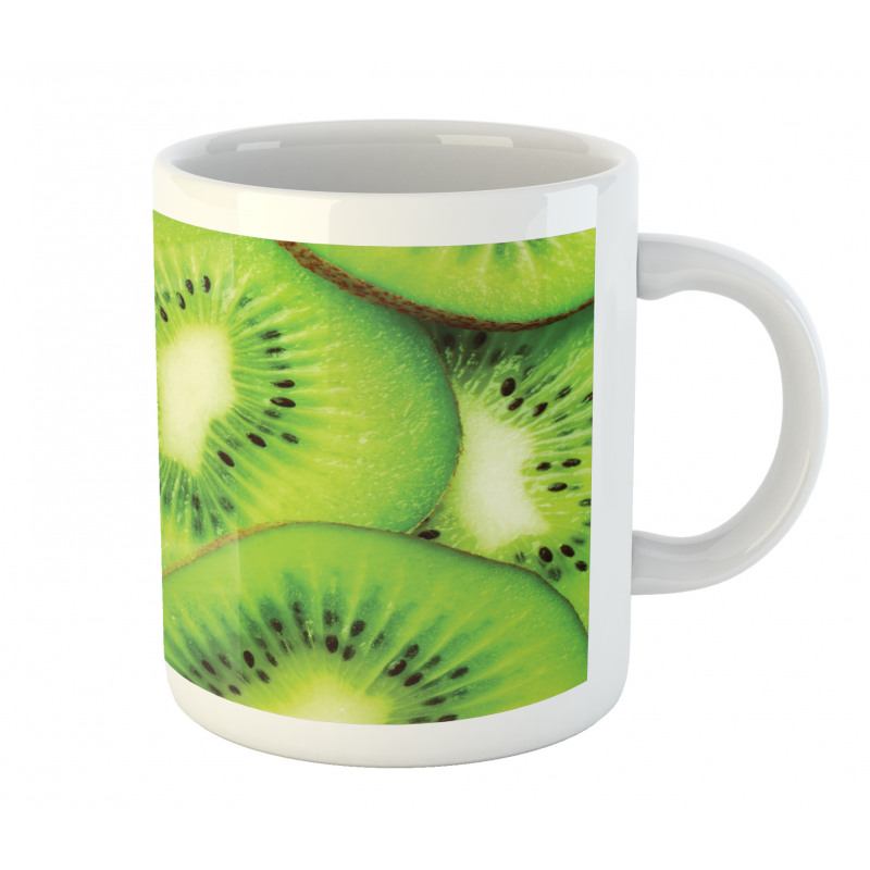 Macro Exotic Fruits Slices Mug