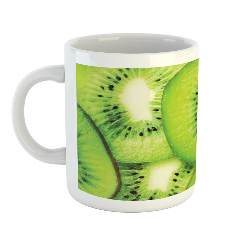 Macro Exotic Fruits Slices Mug