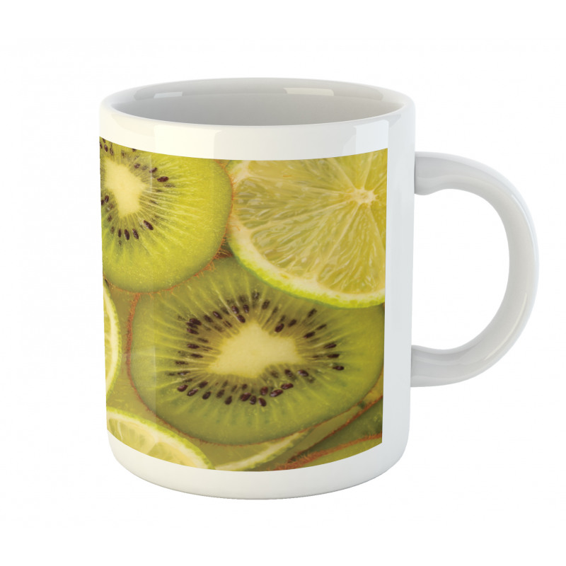 Close up Exotic Fruit and Lime Mug