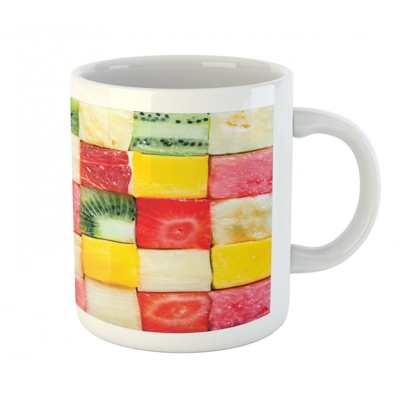 Square Slices of Fresh Food Mug