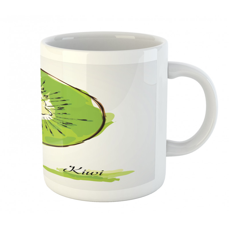 Halved Fruit Design Mug