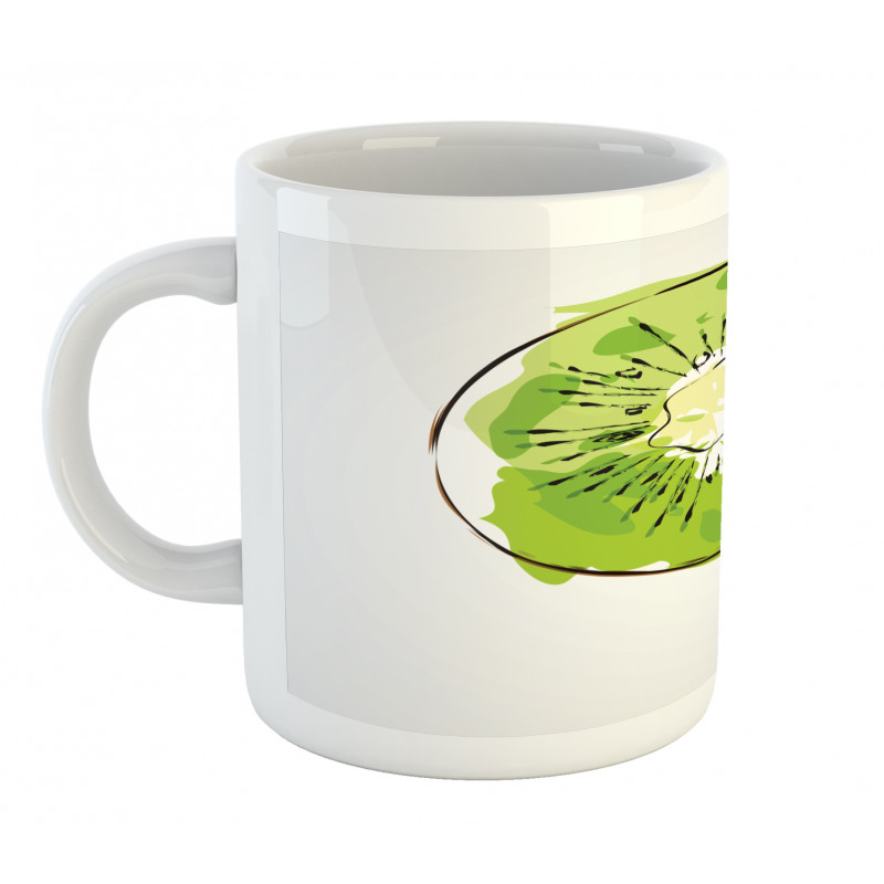 Halved Fruit Design Mug