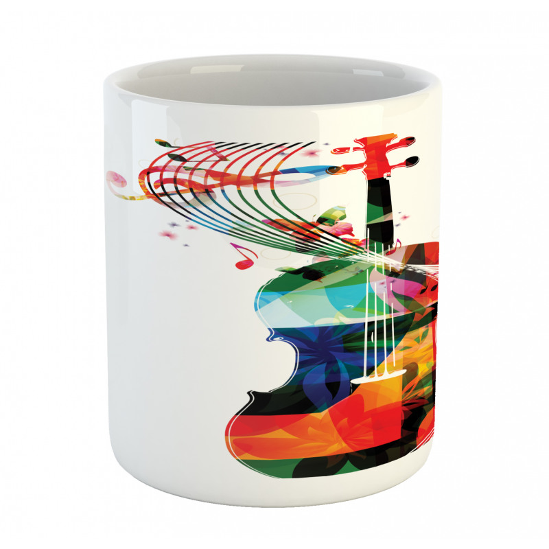 Cheerful String Instrument Mug