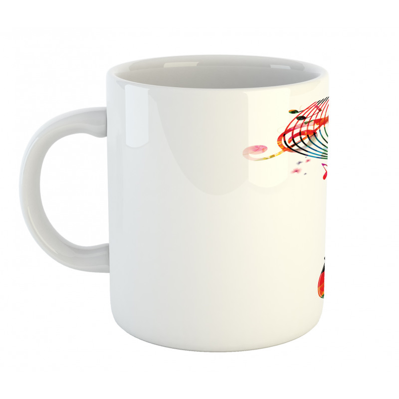 Cheerful String Instrument Mug