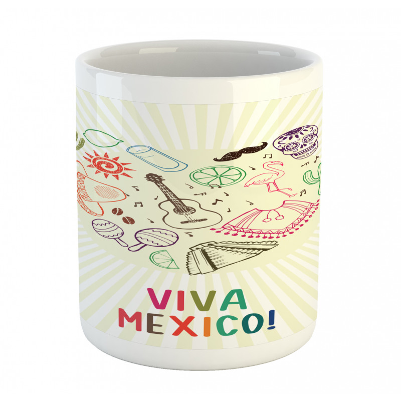 Viva Mexico Folklore Mug