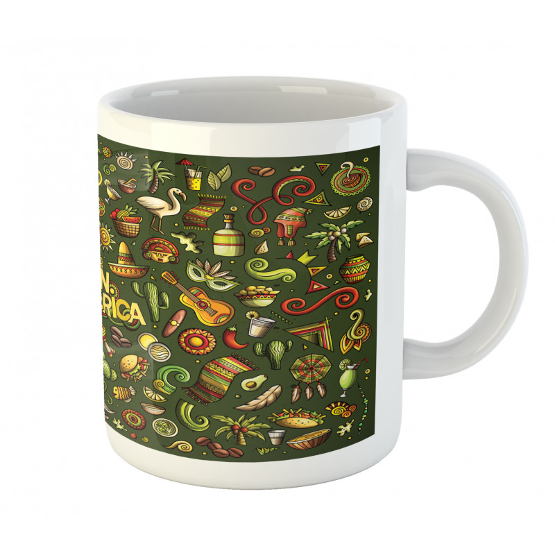 Latin America Objects Art Mug