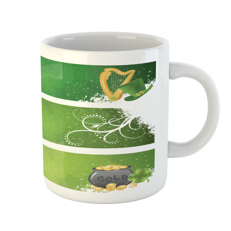 Hat Beer and Pot of Gold Mug