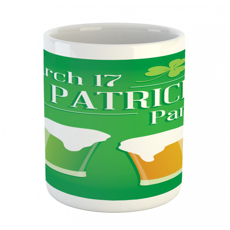 St. Patrick's Day Beers Mug