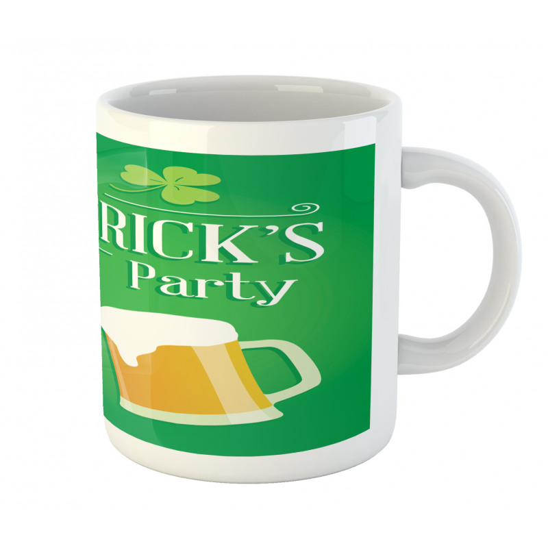 St. Patrick's Day Beers Mug