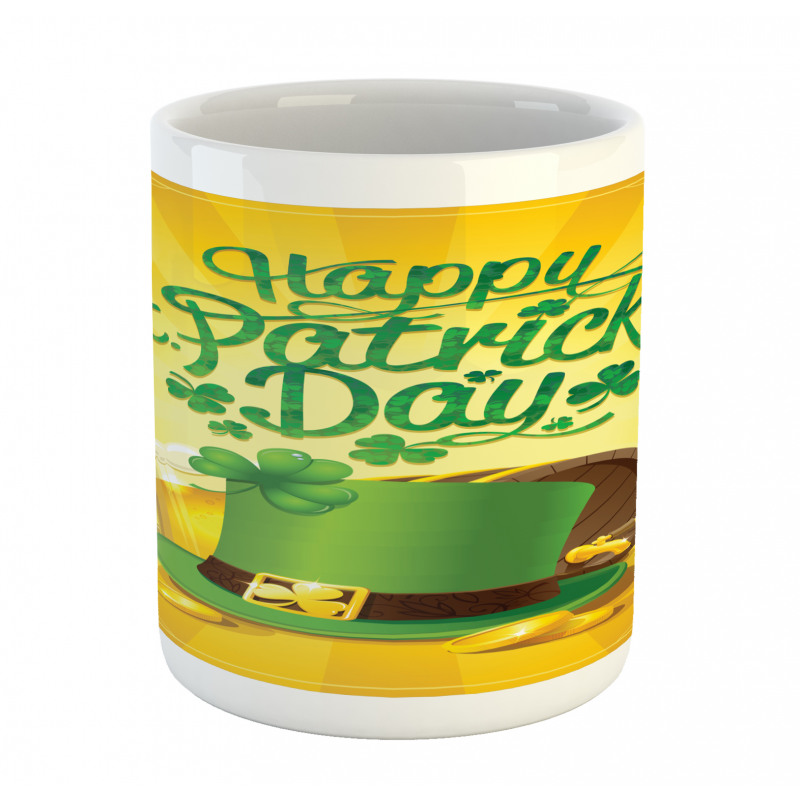 Beer Clover Leprechaun Mug