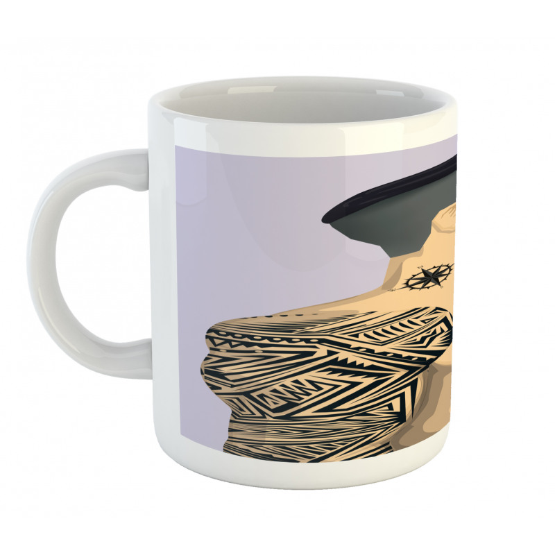 Muscular Boy with Tattoos Mug