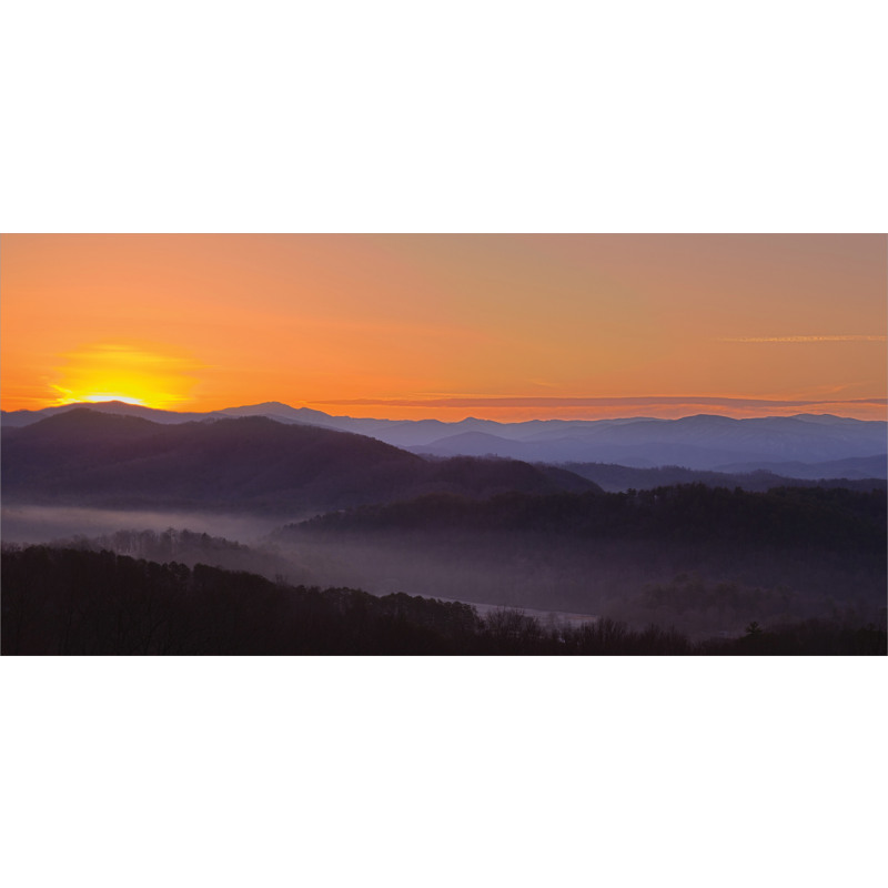 Dawn on Misty Mountains Mug