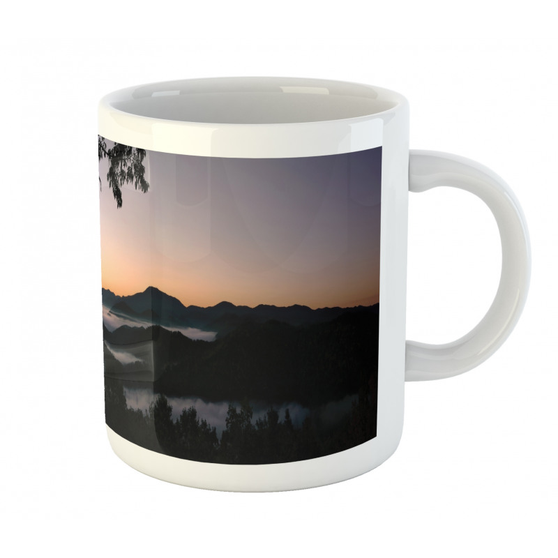 Fog Fill Valley Sunset Mug