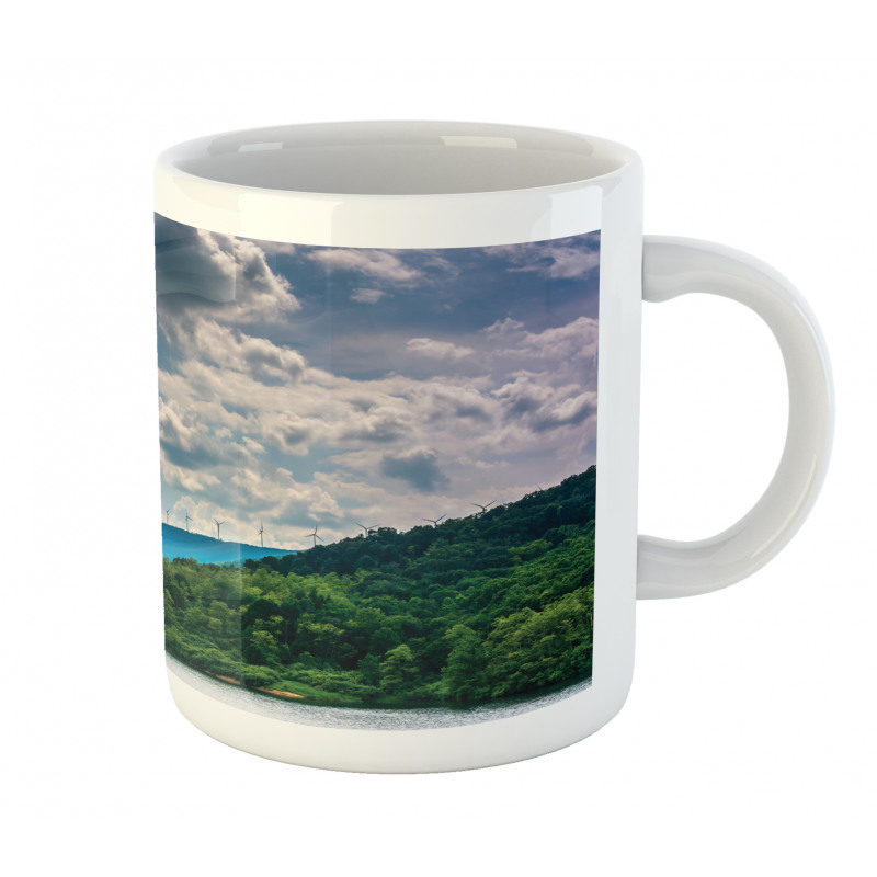 Windmills on Mountain Mug