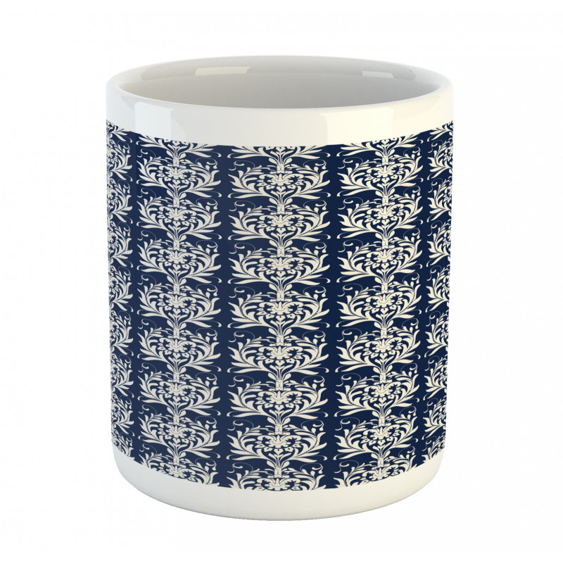 Classic Botanical Motif Mug