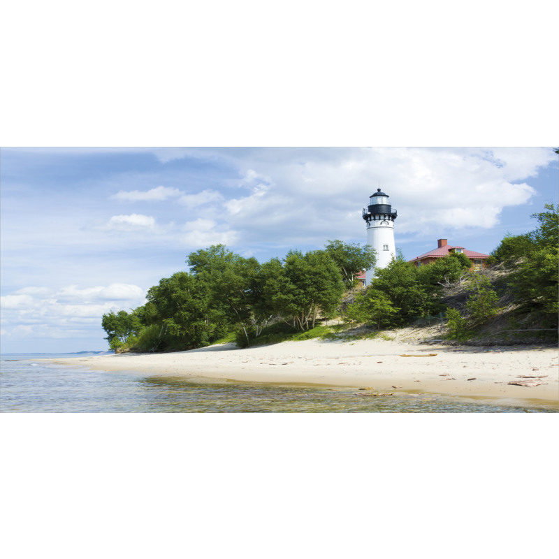 Lighthouse at Beach Mug