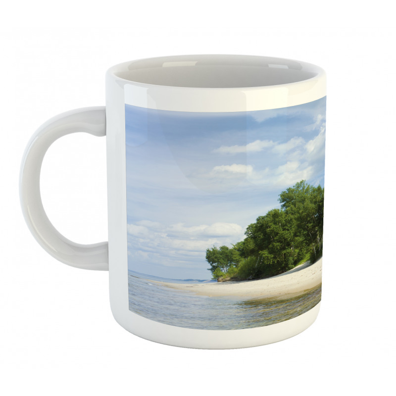 Lighthouse at Beach Mug