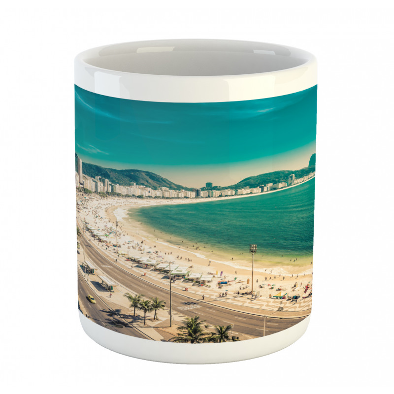 Copacabana Beach Art Mug