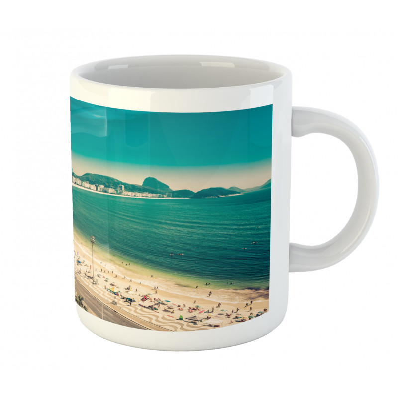 Copacabana Beach Art Mug