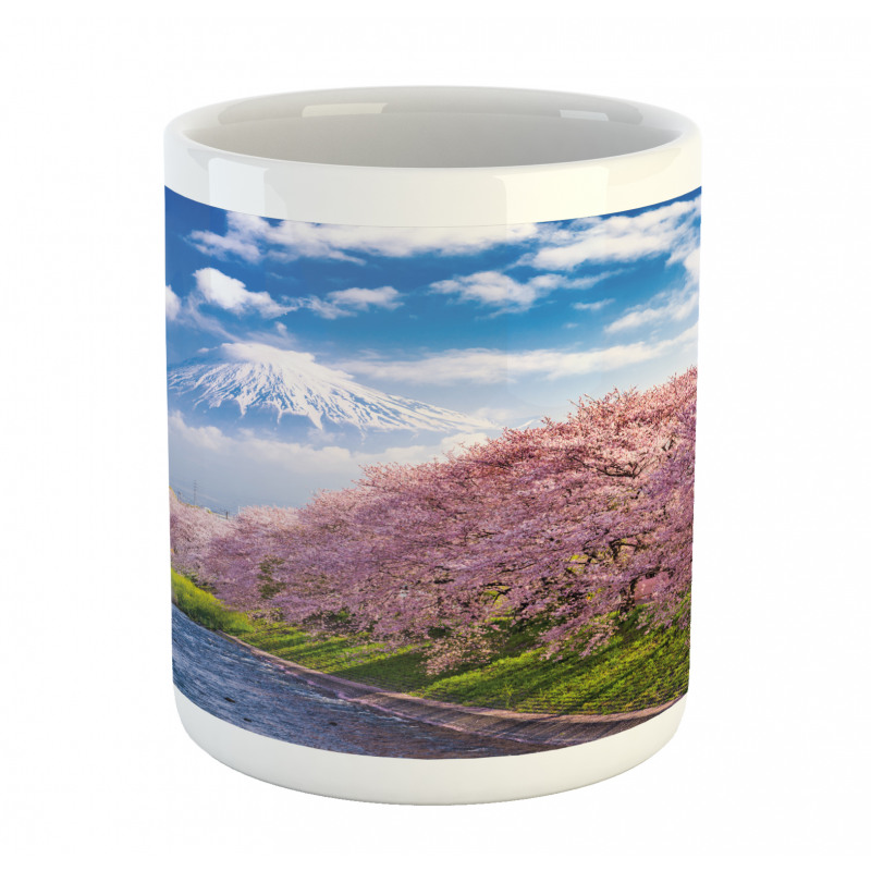 View of River and Clear Sky Mug