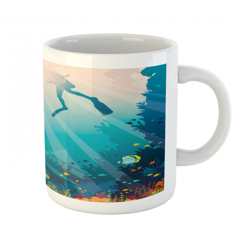 Underwater Elements Diver Mug