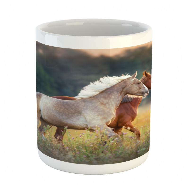 Horses Run Mug