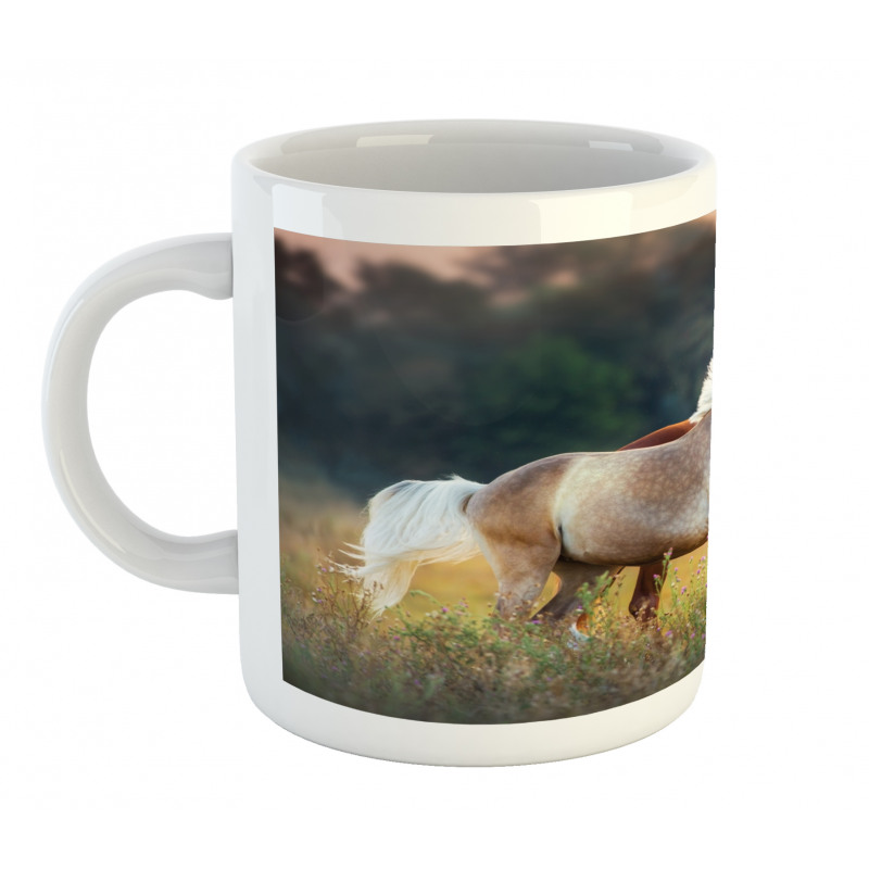 Horses Run Mug